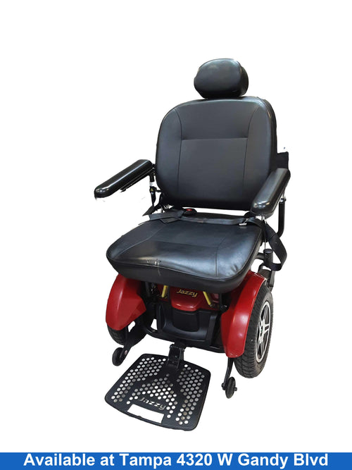 Jazzy Elite 14 Red Motorized Wheelchair / Mobility Scooter