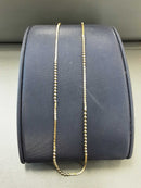 Bead Chain - Yellow Gold 14k (.585) 5.9 grams 20 inch