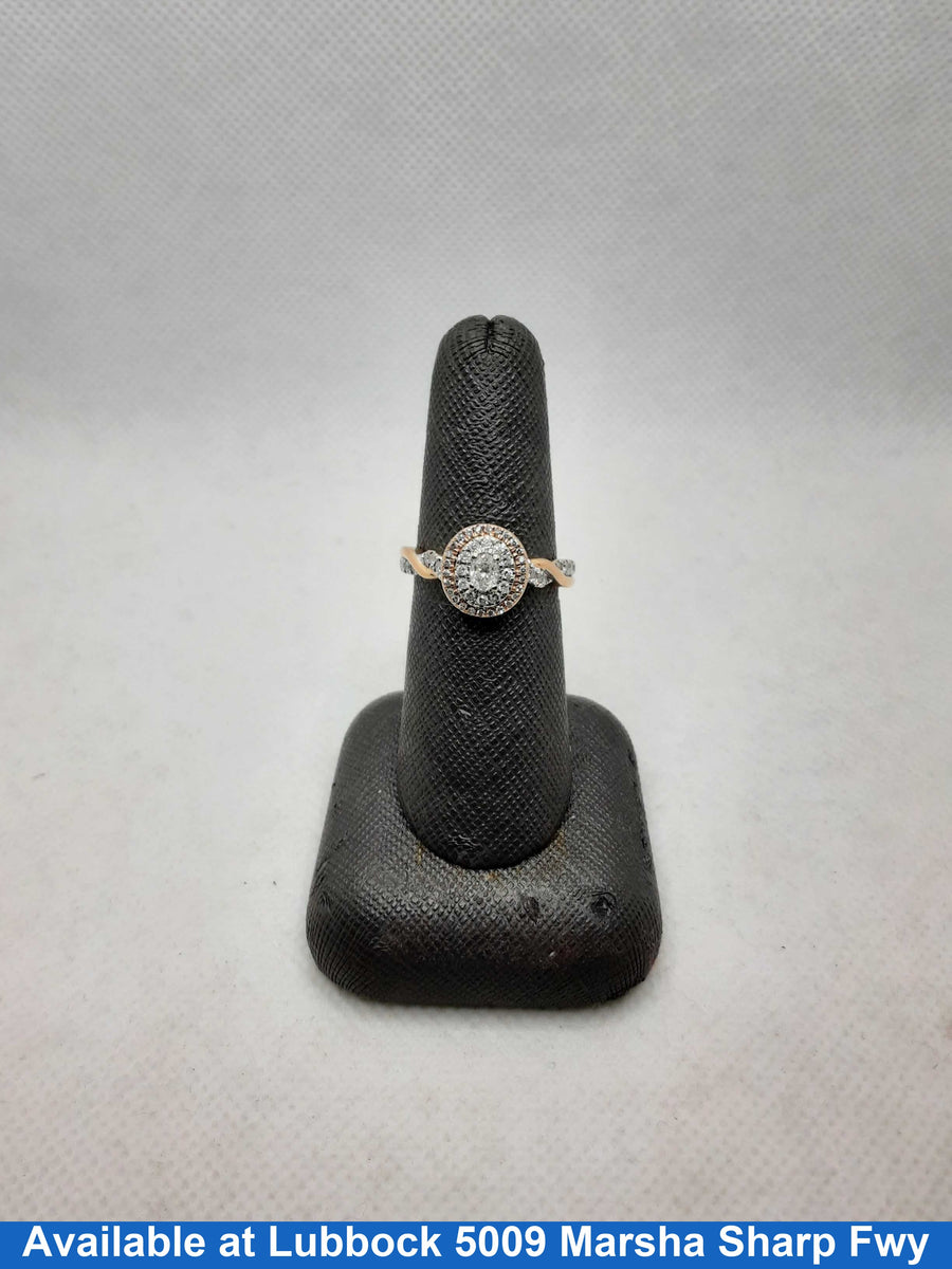 Women's Ring - Rose Gold 14k (.585) 3.6 grams Size 6.5