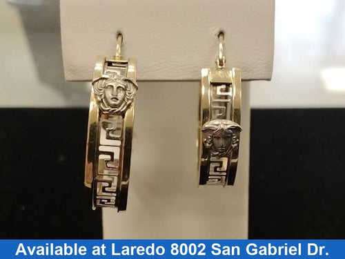 Hoop Earrings - Yellow Gold 10k (.417) 5.2 grams