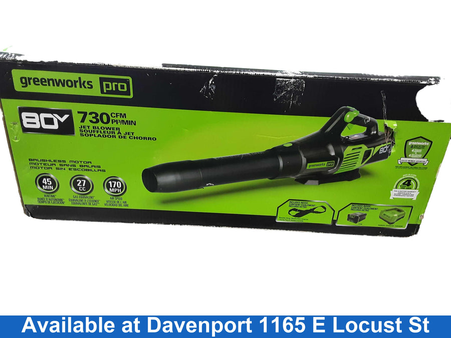 Greenworks Blb489 Black Cordless Leaf Blower