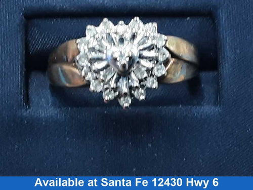 Women's Ring - Yellow Gold 10k (.417) 3.2 grams Size 8