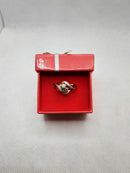 Ring - Engagement Set - Yellow Gold 10k (.417) 3.6 grams Size 20