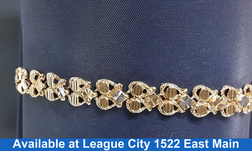 Bracelet - Yellow Gold 22k (.917) 11.4 grams 7 inch