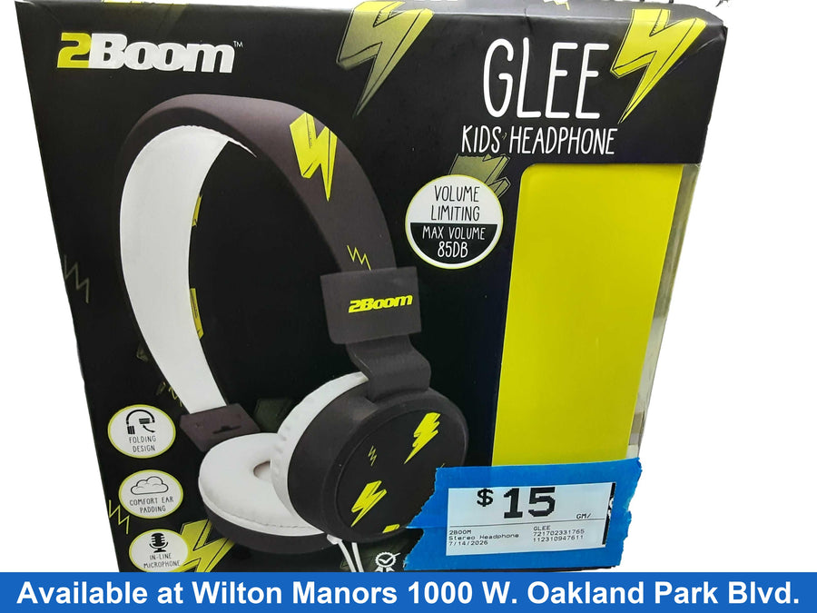 2boom Glee Black Stereo Headphone