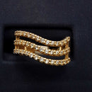 Women's Ring - Yellow Gold 10k (.417) 3.6 grams Size 20