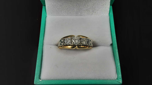 Women's Ring - Yellow Gold 14k (.585) 5.8 grams Size 7.5