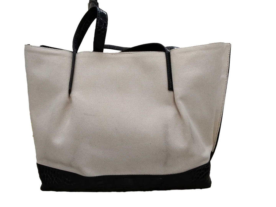 Michael Kors Emilia Large Canvas Beige / Tan Purse / Handbag