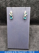 Blue Gemstone Studs