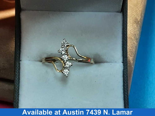 Women's Ring - Yellow Gold 14k (.585) 1 grams Size 8.5