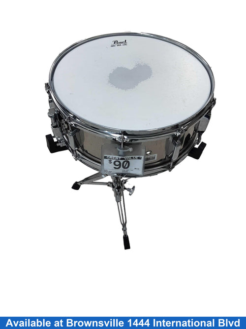 Pearl Steel Shell Snare Silver Snare Drum