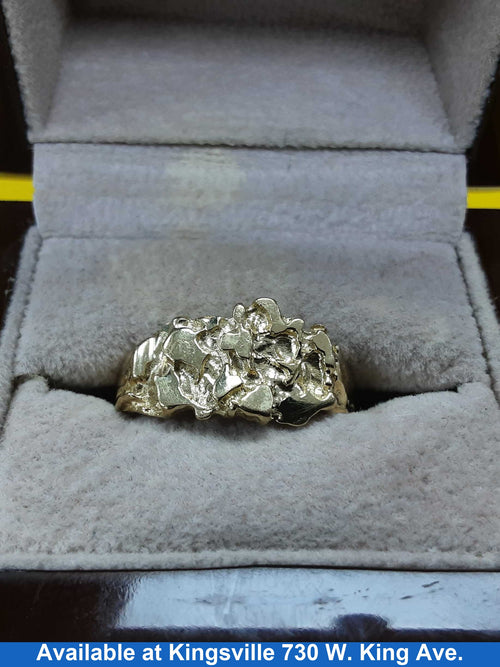 Women's Ring - Yellow Gold 10k (.417) 4.4 grams Size 13
