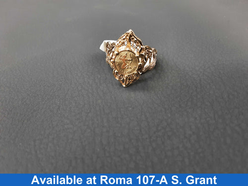 Women's Ring - Yellow Gold 10k (.417) 2.9 grams Size 7.5