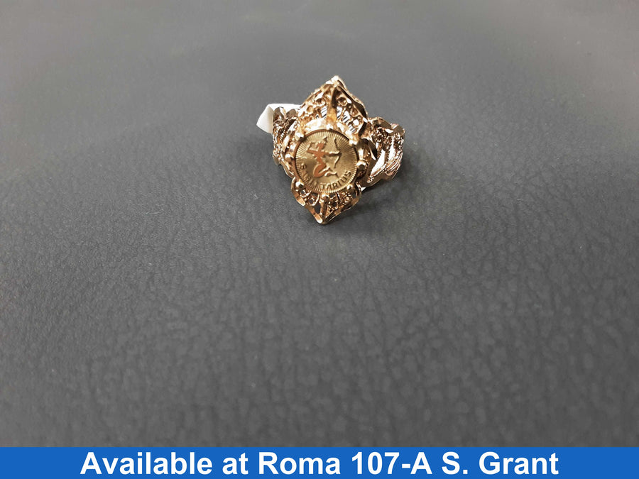 Women's Ring - Yellow Gold 10k (.417) 2.9 grams Size 7.5