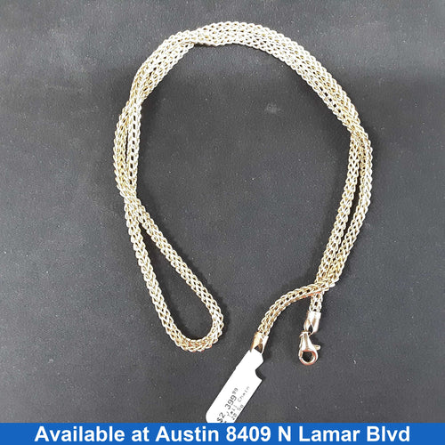 Fox Tail Chain - Yellow Gold 10k (.417) 20.5 grams 24 inch
