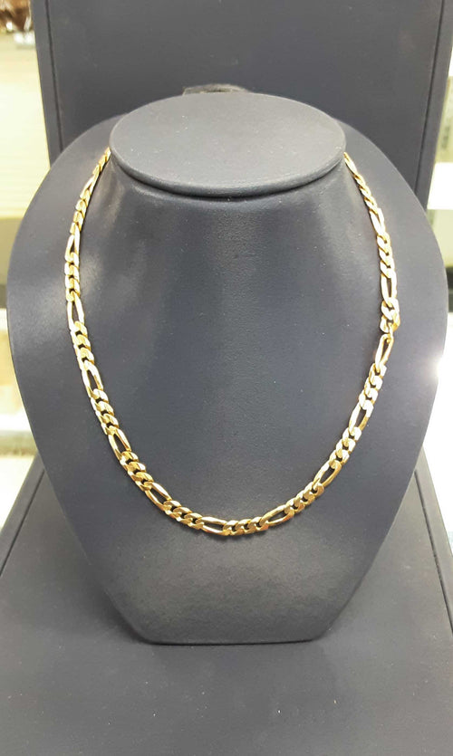 Figaro Chain - Yellow Gold 10k (.417) 21.9 grams 22 inch