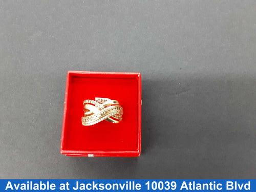 Women's Ring - Yellow Gold 14k (.585) 10 grams Size 11
