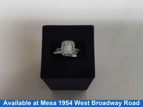 Ring - Engagement Set - White Gold 14k (.585) 6.9 grams Size 8