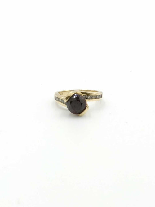 Women's Ring - Solitaire - Yellow Gold 14k (.585) 4.7 grams Size 6