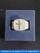 Men's Ring - Yellow Gold 10k (.417) 7.1 grams Size 10.5