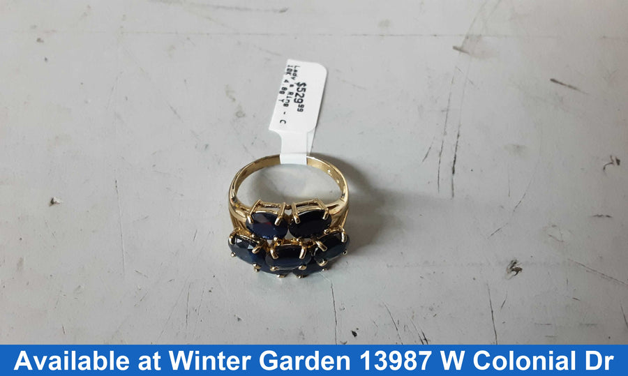 Women's Ring - Yellow Gold 10k (.417) 4.8 grams Size 9