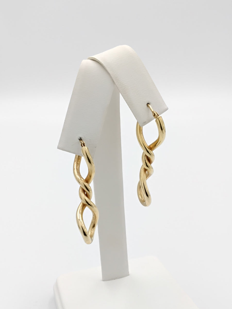 Earrings - Yellow Gold 14k (.585) 2.1 grams