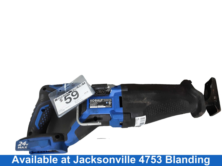 Kobalt Krs-224b-03 Blue Cordless Reciprocating Saw