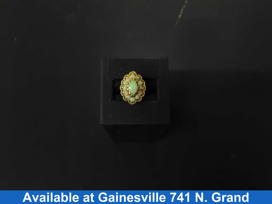 Women's Ring - Yellow Gold 14k (.585) 4.3 grams Size 12