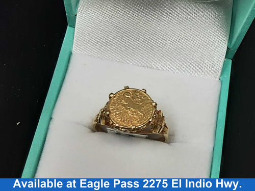 Women's Ring - Yellow Gold 10k (.417) 2.5 grams Size 5.5