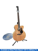 Alvarez Aj80ce-12 Beige / Tan Acoustic / Electric Classic Guitar