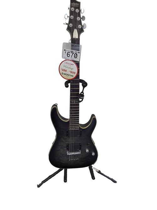 Schecter N427 Black Electric Classic Guitar