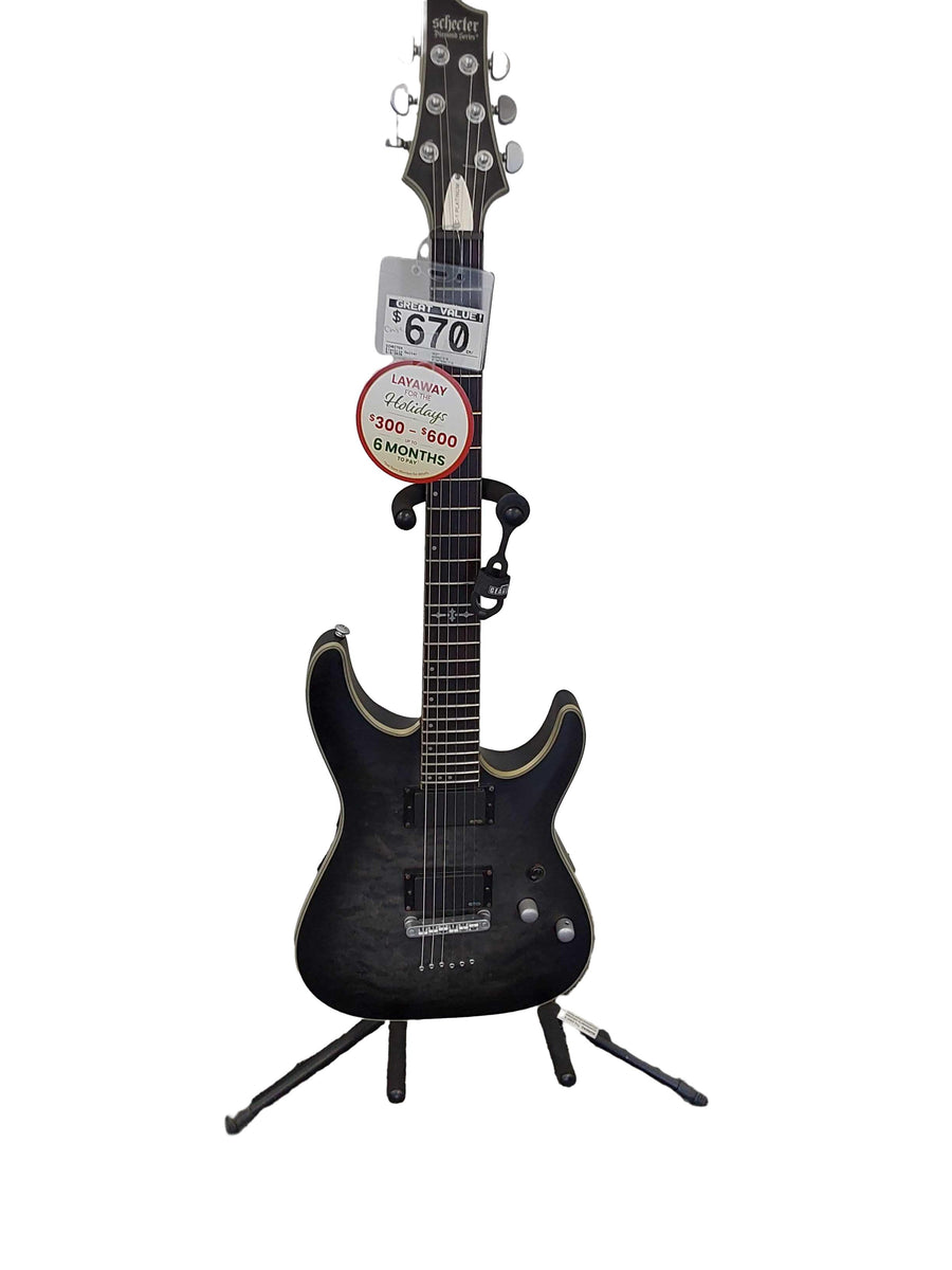 Schecter N427 Black Electric Classic Guitar