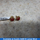 Double Stud Earring - Yellow Gold 18k (.750) 2.3 grams