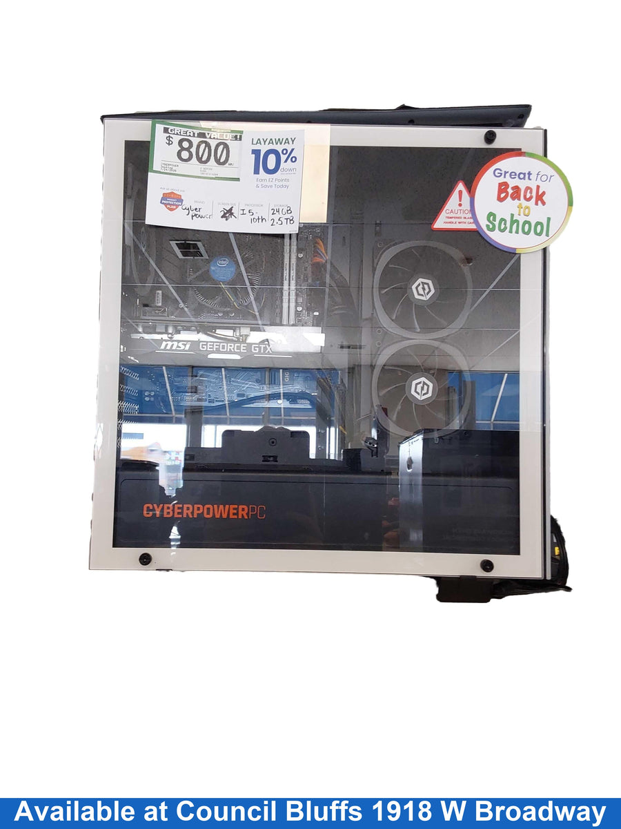 Cyberpower C Series Intel Core I5 - 9th Generation 24 Gb 2.5 Tb White Desktop