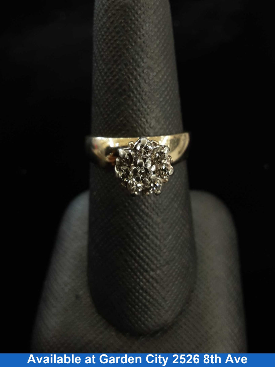 Women's Ring - Yellow Gold 10k (.417) 3.3 grams Size 8