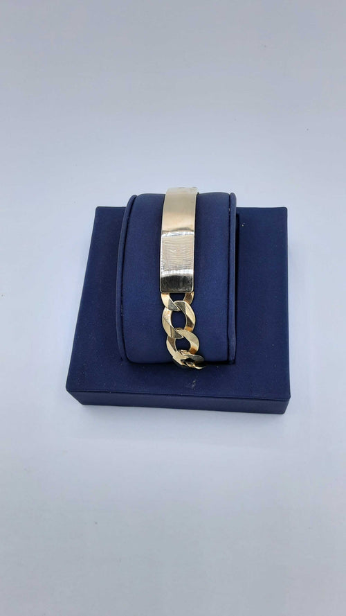 ID Bracelet - Yellow Gold 10k (.417) 25 grams 9 inch