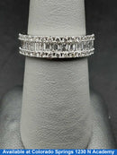 Women's Ring - Anniversary - White Gold 14k (.585) 3.5 grams Size 7