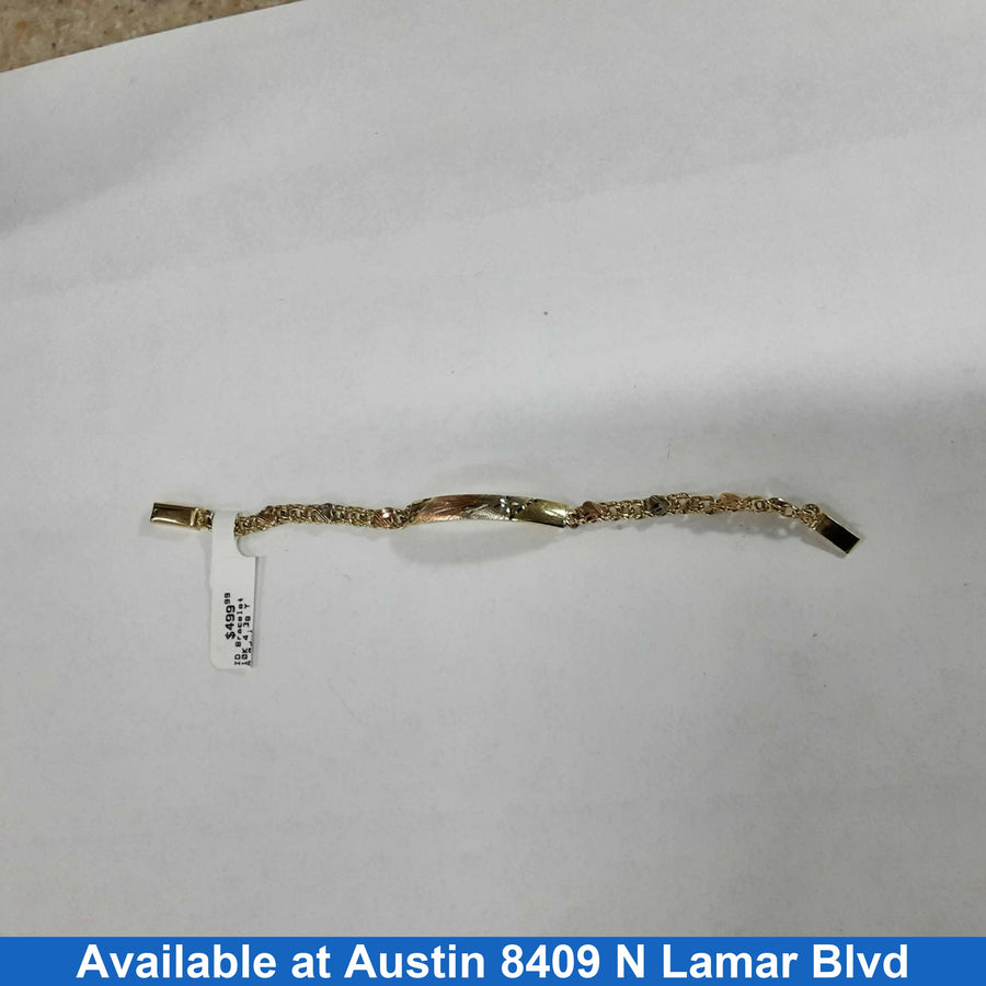 ID Bracelet - Yellow Gold 10k (.417) 4.3 grams 6 inch