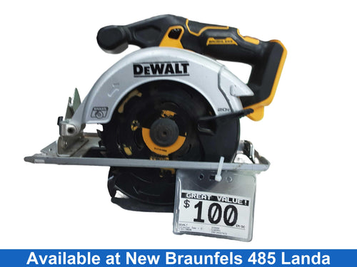 Dewalt Dcs566 Yellow Cordless Circular Saw