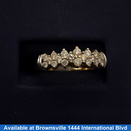 Women's Ring - Yellow Gold 10k (.417) 3.1 grams Size 20