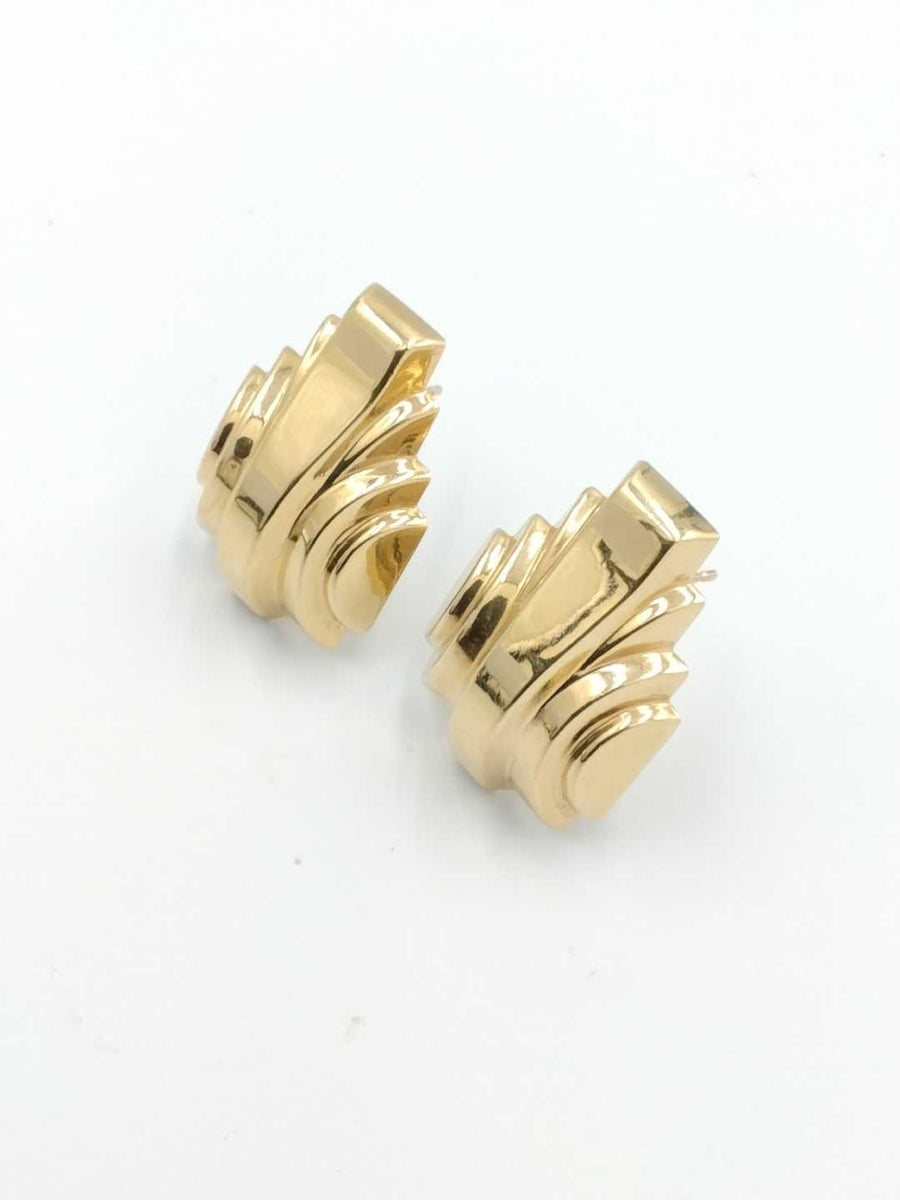 Earrings - Yellow Gold 14k (.585) 6.2 grams