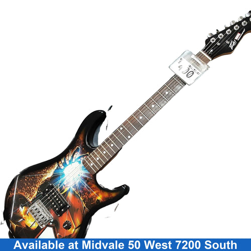 Peavy Rockmaster Iron Man Repulsor Blast Black Acoustic Classic Guitar