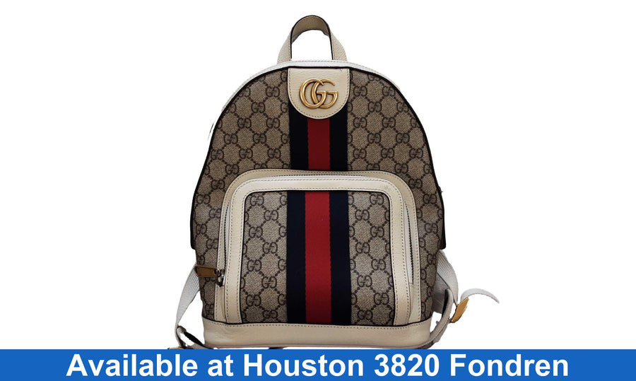 Gucci Gg Ophidia Supreme Backpack Beige / Tan Backpack / Briefcase / Bag