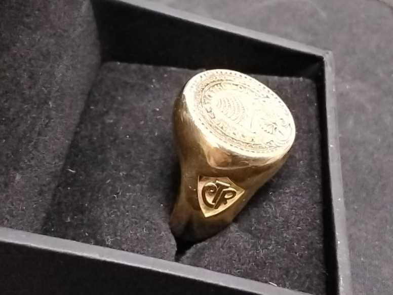 Men's Ring - Yellow Gold 10k (.417) 45.2 grams Size 20
