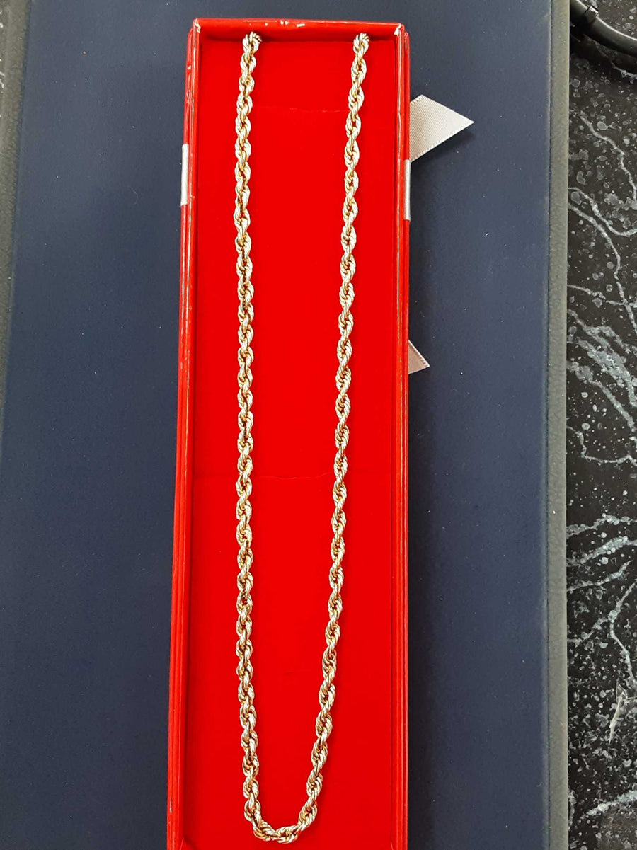 Rope Chain - Yellow Gold 10k (.417) 7.9 grams 20 inch