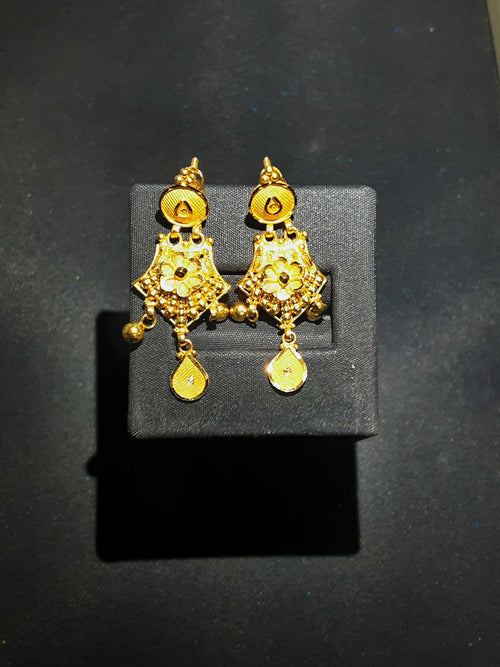 Filigree Earrings - Yellow Gold 18k (.750) 6 grams