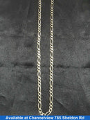 Figaro Chain - Yellow Gold 14k (.585) 15.9 grams 22 inch