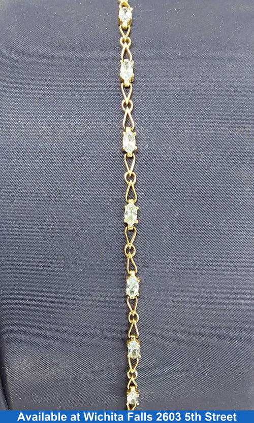 Tennis Bracelet - Yellow Gold 10k (.417) 4.2 grams 7 inch