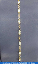 Tennis Bracelet - Yellow Gold 10k (.417) 4.2 grams 7 inch