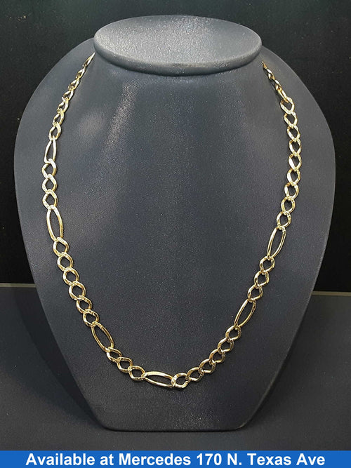 Figaro Chain - Yellow Gold 10k (.417) 11.9 grams 18 inch
